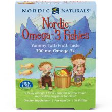 Nordic Naturals Nordic Omega 3 Fishies 36 żelków o smaku owocowym