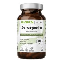 Biowen Ashwagandha 400 mg + 10% witanolidów 40 mg 120 kapsułek
