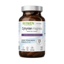 Biowen Cytrynian magnezu z witaminą B6 (P-5-P) 100 kapsułek
