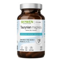 Biowen Taurynian magnezu z witaminą B6 (P-5-P) 100 kapsułek