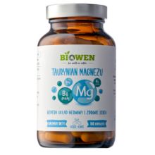 Biowen Taurynian magnezu z witaminą B6 (P-5-P) 100 kapsułek