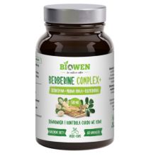 Biowen Berberine Complex+ 510 mg berberyna morwa biała kozieradka 60 kapsułek