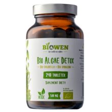 Biowen BIO Algae Detox chlorella spirulina 500 mg 240 tabletek