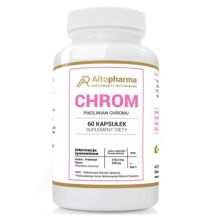 Altopharma Chrom Pikolinian Chromu 200 µg + Prebiotyk Vege 60 kapsułek