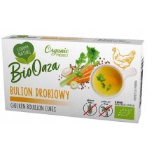 Biooaza Bulion Kostki Drobiowe Bez Dodatku Cukrów Bezglutenowe BIO 66 g