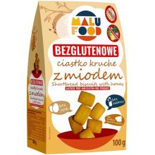 Malu Food Ciastka Kruche Z Miodem Bezglutenowe 100 g