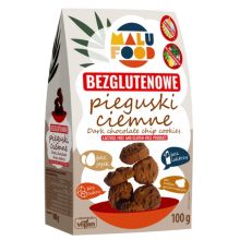 Malu Food Ciastka Pieguski Ciemne Bez Cukru Bezglutenowe 100 g