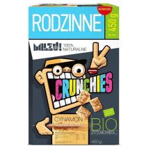 Milzu Crunchies Żytnio-Owsiane Cynamonowe BIO 450 g