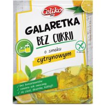 Celiko Galaretka Bez Cukru O Smaku Cytrynowym Bezglutenowa 14 g