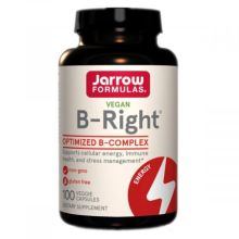 Jarrow Formulas B-Right B-Complex kompleks witamin z grupy B 100 kapsułek wegańskich