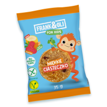 Frank&Oli For Kids Ciasteczko z Pastą Migdałową+Banan+Truskawka 35g