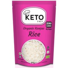 Keto Chef Makaron Konjac Kształt Ryżu Bezglutenowy BIO 270 g