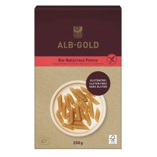 Alb Gold Makaron (Ryżowy Razowy) Penne Bezglutenowy BIO 250 g