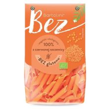 Bartolini Makaron Proteinowy Z Soczewicy Czerwonej Penne BIO 250 g