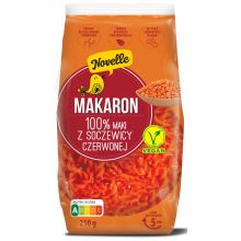 Novelle Makaron Proteinowy Z Soczewicy Czerwonej Świderki 250 g