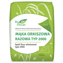 Bio Planet Mąka Orkiszowa Razowa Typ 2000 BIO 1 kg