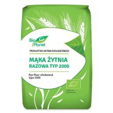 Bio Planet Mąka Żytnia Razowa Typ 2000 BIO 1 kg