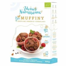 Zdrowo Namieszane Mieszanka Na Muffiny Z Gorzką Czekoladą Bezgl. BIO 300 g