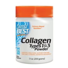 Doctor's Best Pure Collagen (czysty kolagen w proszku) typu 1 i 3 200 g