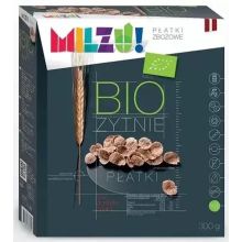 Milzu Płatki Żytnio-Owsiane Bez Dodatku Cukrów BIO 300 g