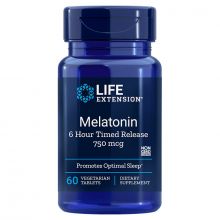 Life Extension Melatonina (Przedłużone uwalnianie) 750 mcg 60 kapsułek