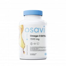Osavi Omega-3 EXTRA 1300 mg 120 kapsułek o smaku cytrynowym