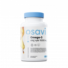 Osavi Omega 3 Olej Rybi 1000 mg 60 kapsułek o smaku cytrynowym