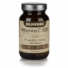 SOLHERBS Witamina C 1000 mg 60 kapsułek