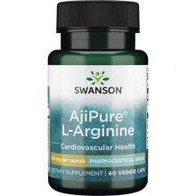 Swanson L-Arginina (AjiPure L-Arginine) 500 mg 60 kapsułek