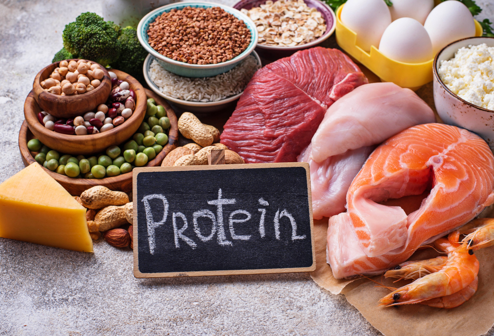 Zdrowa żywność bogata w białko